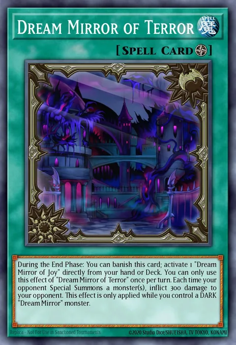 Dream Mirror of Terror trading card