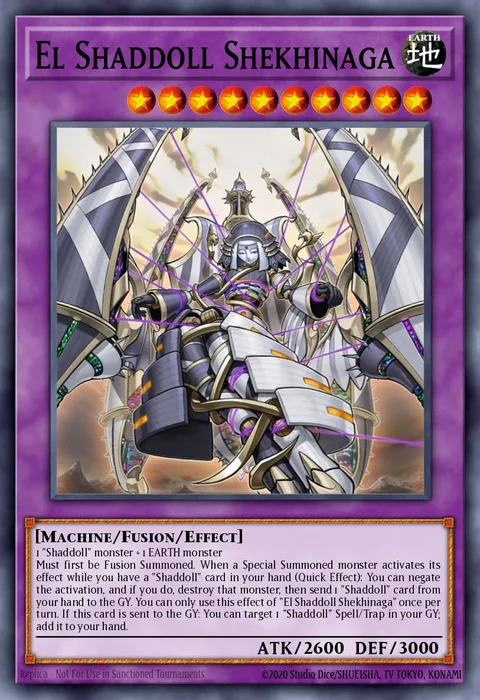 El Shaddoll Shekhinaga trading card