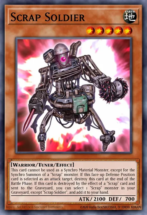 Scrap Soldier trading card