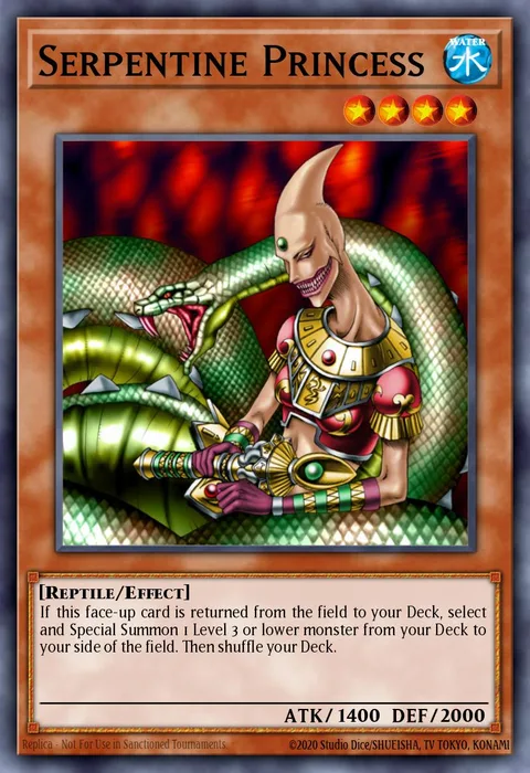 Serpentine Princess trading card