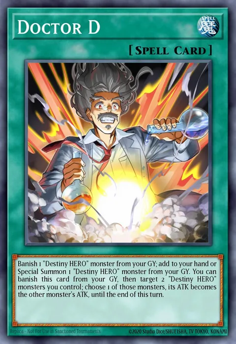 Doctor D trading card