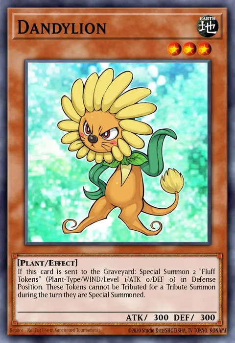 Dandylion trading card
