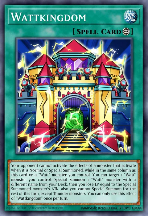 Wattkingdom trading card