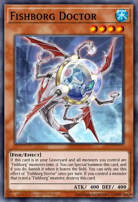 Fishborg Doctor trading card