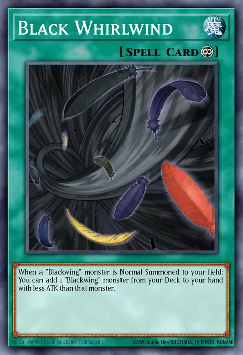 Black Whirlwind trading card