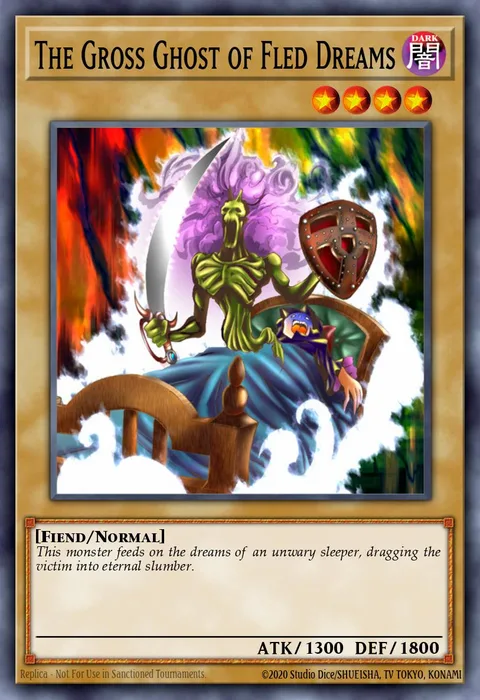The Gross Ghost of Fled Dreams trading card