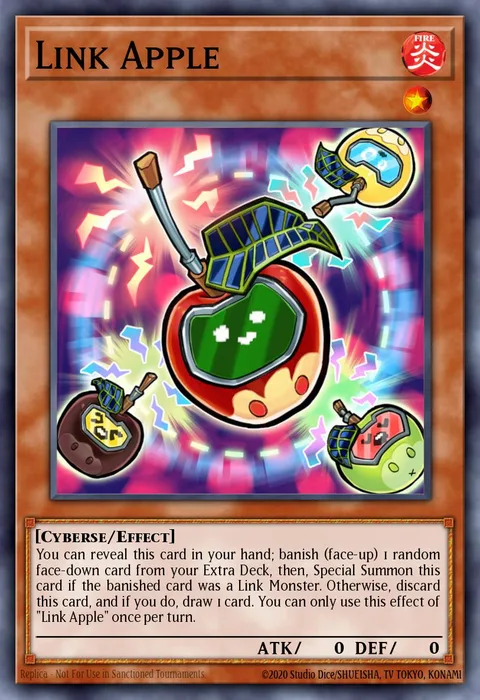 Link Apple trading card