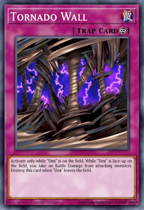 Tornado Wall trading card