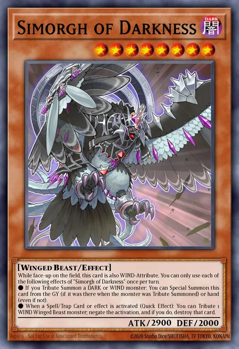 Simorgh of Darkness trading card