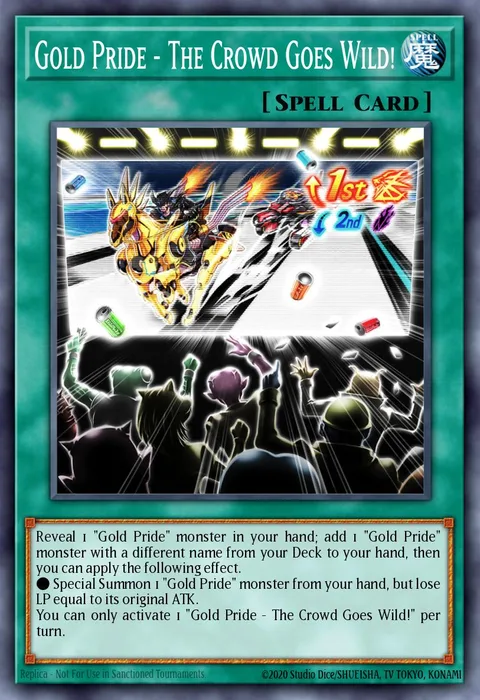 Gold Pride - The Crowd Goes Wild! trading card