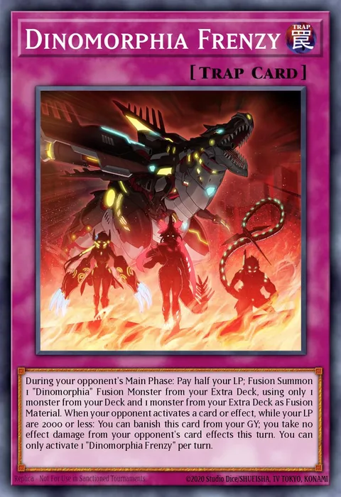 Dinomorphia Frenzy trading card