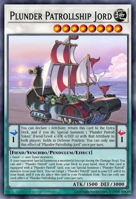 Plunder Patrollship Jord trading card