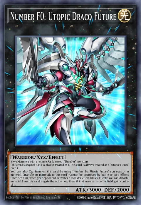 Number F0: Utopic Draco Future trading card