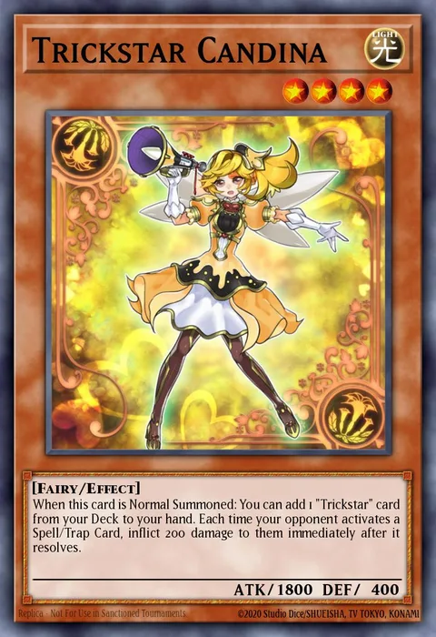 Trickstar Candina trading card