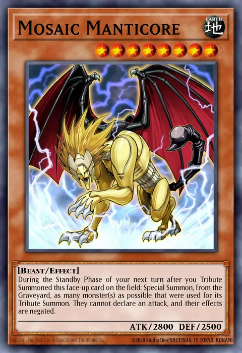 Mosaic Manticore trading card