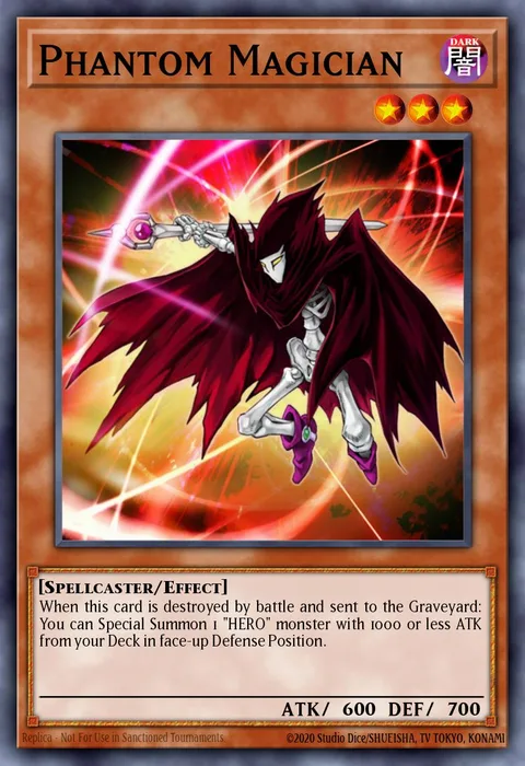 Phantom Magician trading card