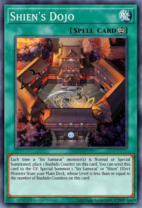 Shien's Dojo trading card