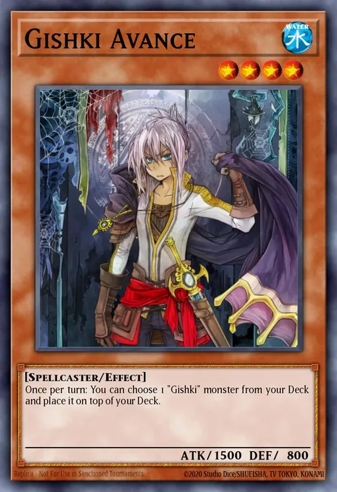 Gishki Avance trading card