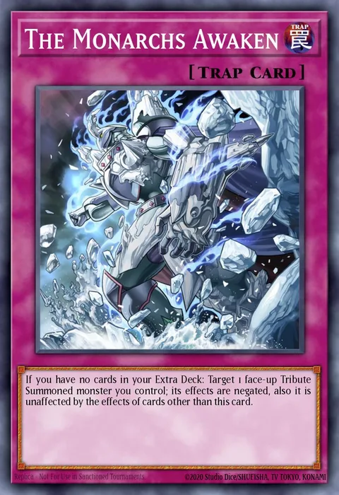 The Monarchs Awaken trading card
