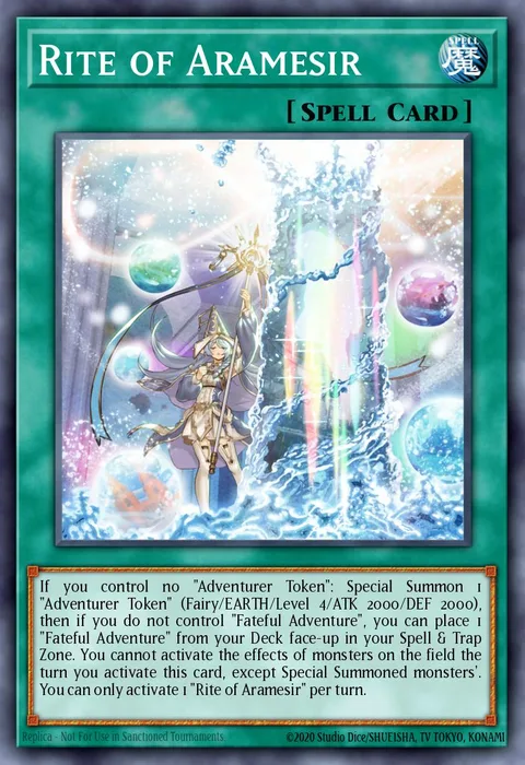 Rite of Aramesir trading card