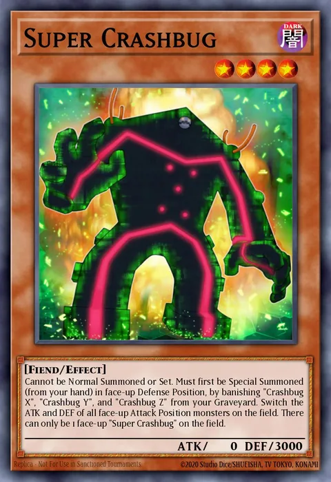 Super Crashbug trading card