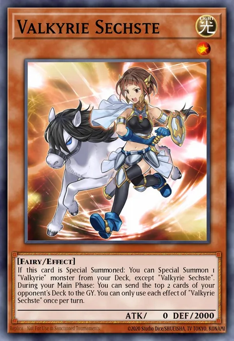 Valkyrie Sechste trading card