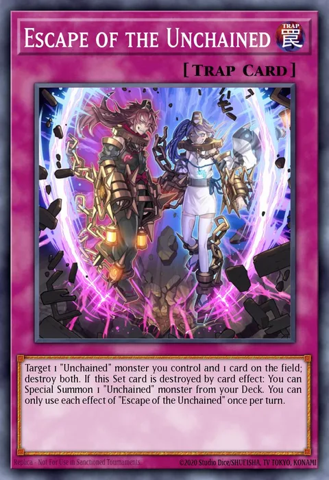 Escape of the Unchained trading card