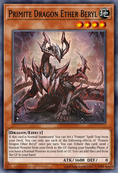 Primite Dragon Ether Beryl trading card