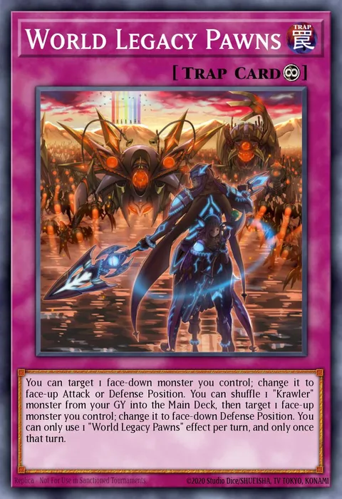 World Legacy Pawns trading card