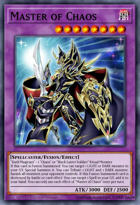 Master of Chaos trading card