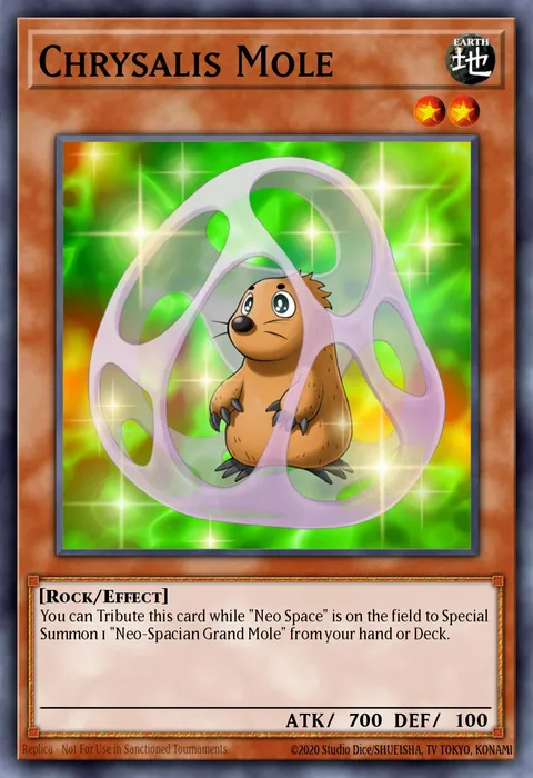 Chrysalis Mole trading card