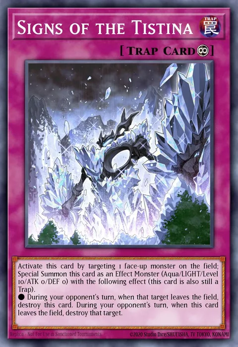 Signs of the Tistina trading card