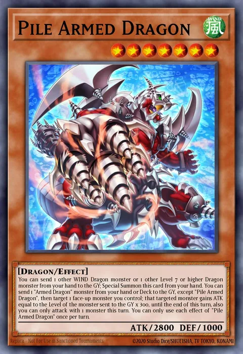 Pile Armed Dragon trading card