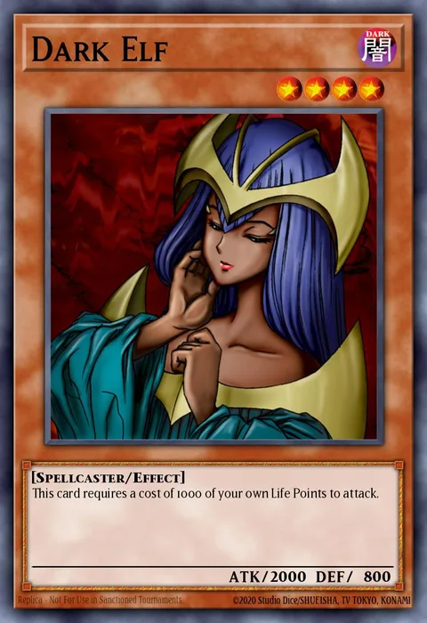 Dark Elf trading card