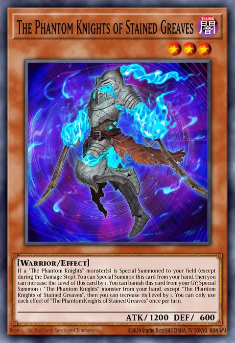 The Phantom Knights of Stained Greaves trading card