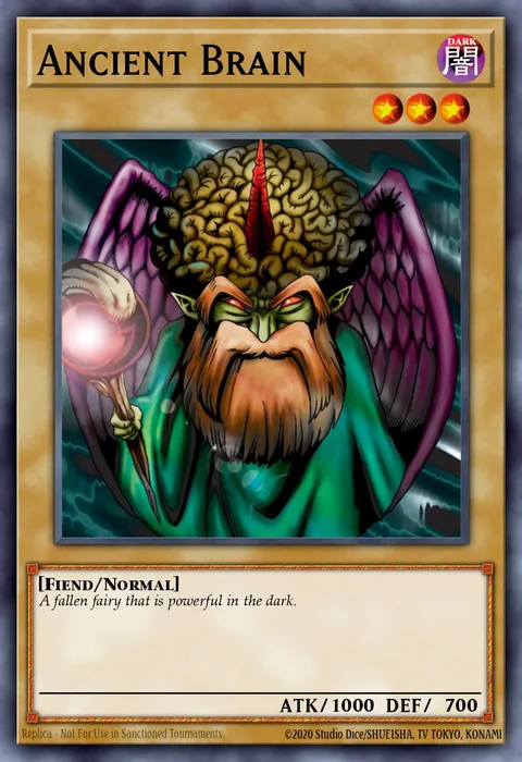 Ancient Brain trading card