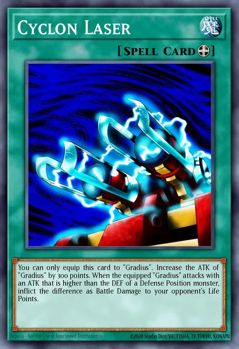 Cyclon Laser trading card