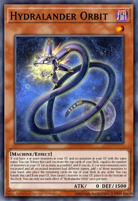 Hydralander Orbit trading card