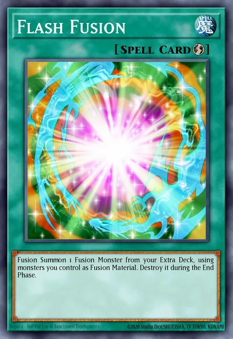 Flash Fusion trading card