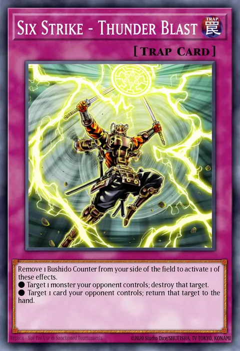 Six Strike - Thunder Blast trading card