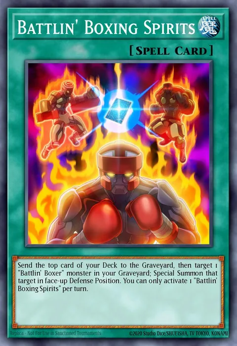Battlin' Boxing Spirits trading card