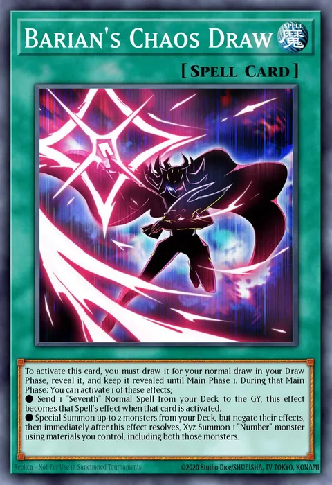 Barian's Chaos Draw trading card