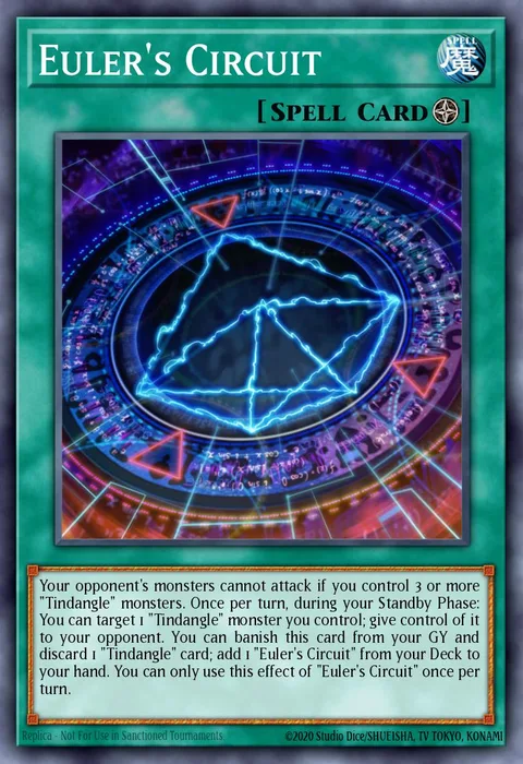 Euler's Circuit trading card