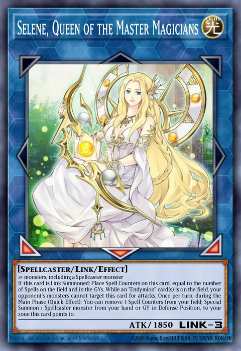 Selene, Queen of the Master Magicians trading card