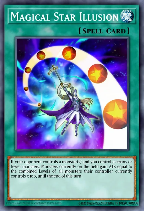 Magical Star Illusion trading card