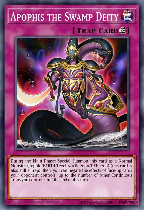 Apophis the Swamp Deity trading card