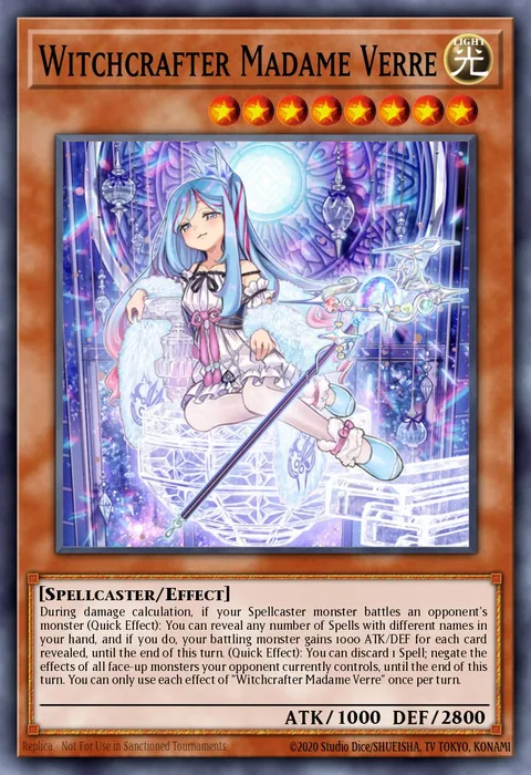 Witchcrafter Madame Verre trading card