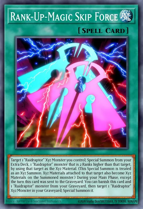 Rank-Up-Magic Skip Force trading card