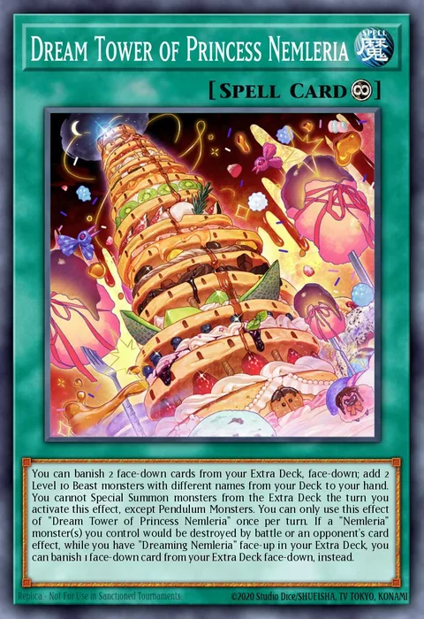 Dream Tower of Princess Nemleria trading card