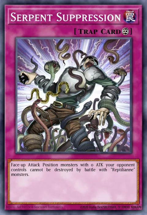 Serpent Suppression trading card